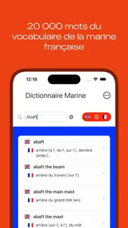 dictionnaire marine iPhone Captures Décran 2