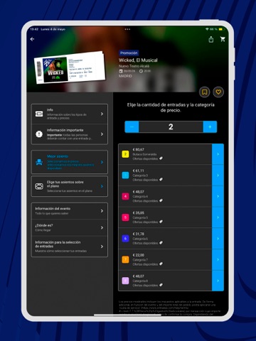 entradas.com - Compra entradas iPad screenshot 5