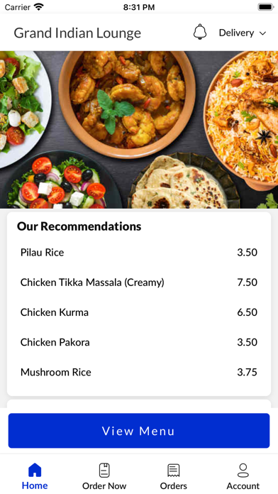 Grand India Lounge Screenshot