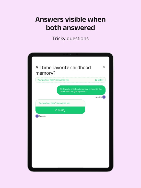Kuizu: Couples Relationship AI iPad screenshot 4 - Health & Fitness app