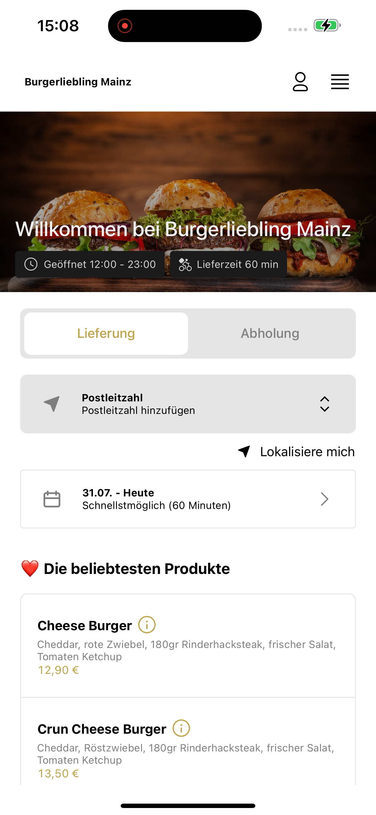 Burgerliebling Lieferservice screenshot 6