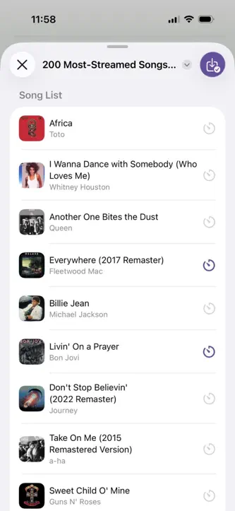 Shuffle Music Bingo - Game screenshot 4
