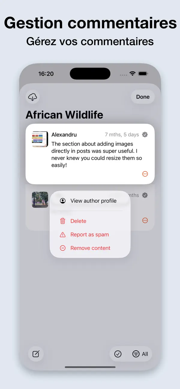 Screenshot #3 pour BlogTouch pour Blogspot Blog