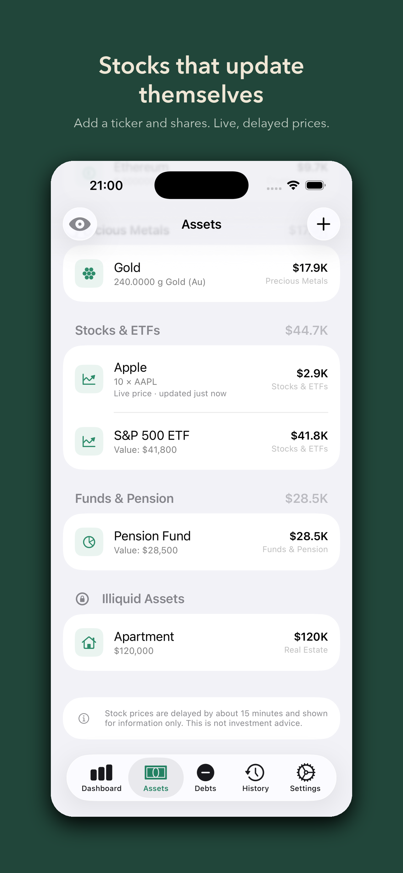 Kasva: Wealth Portfolio screenshot 5