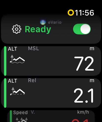 eVario - Variometer Pro-W screenshot 2