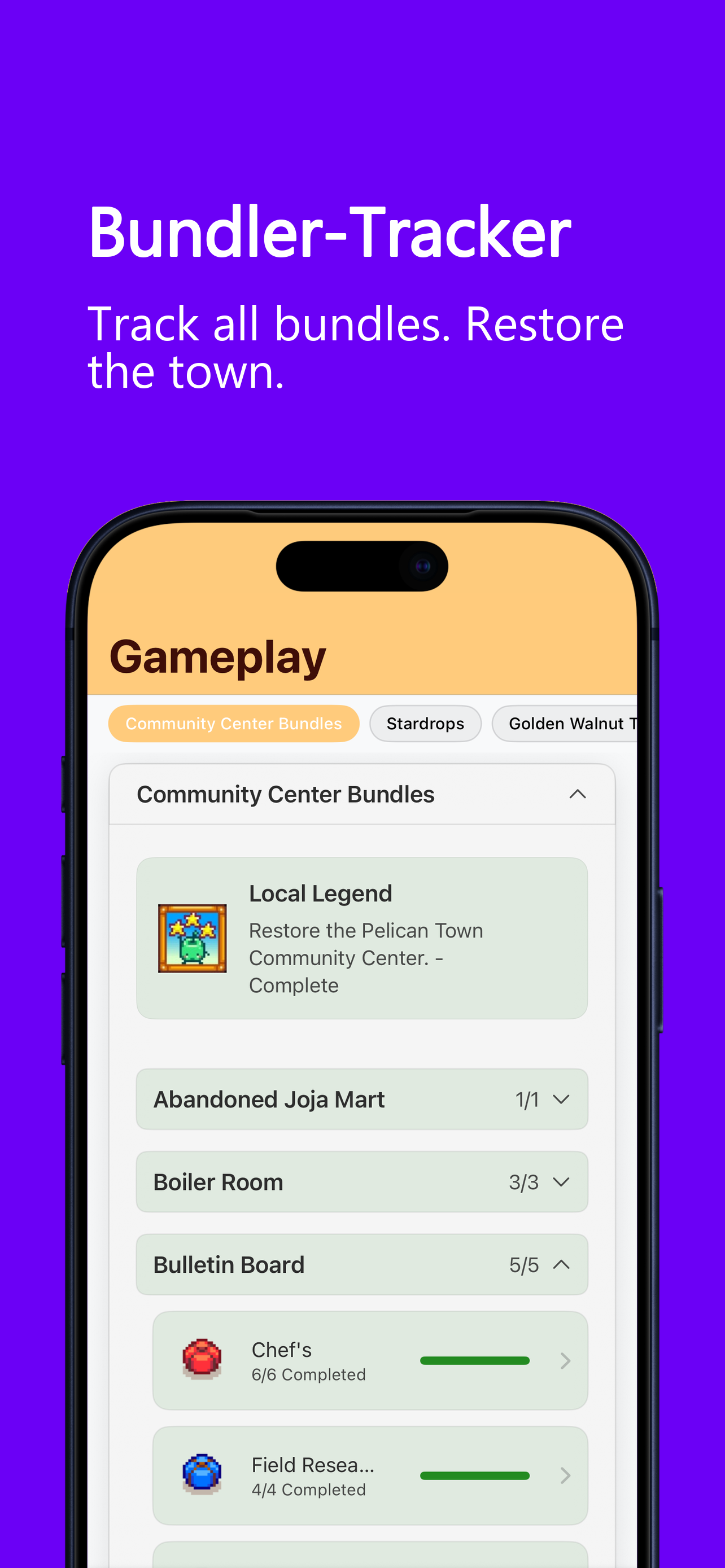Stardew Guide & Tracker