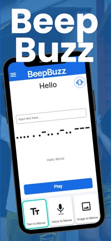 BeepBuzz  Morse Code Vibration Screenshot 1 of 5