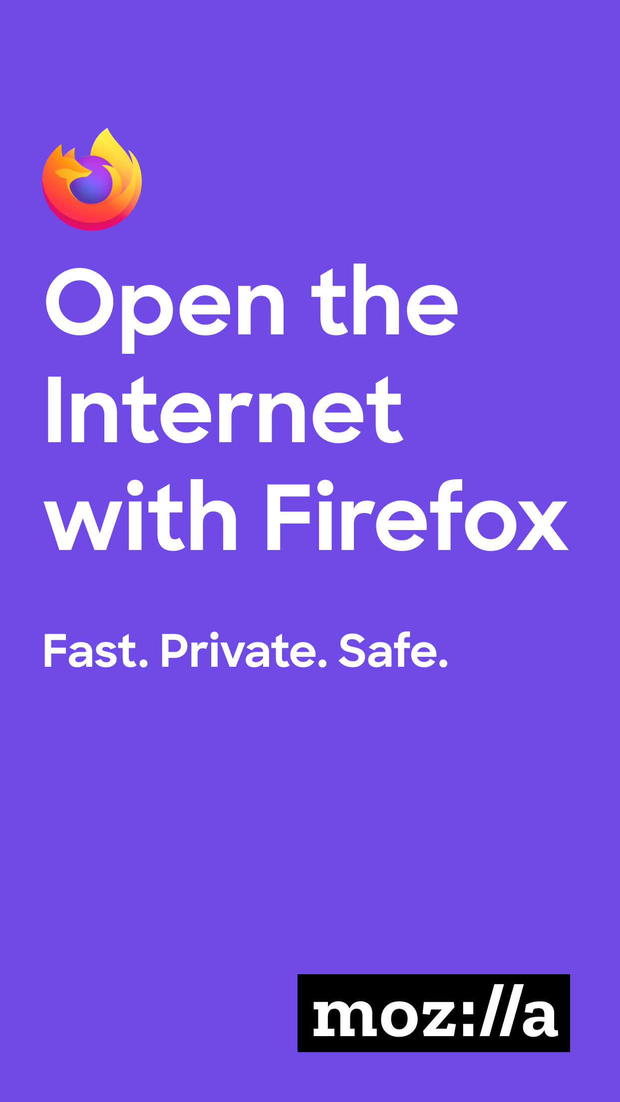 Firefox: Private Web Browser screenshot 1