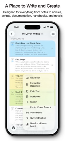 Notebooks: Write and Organize screenshot