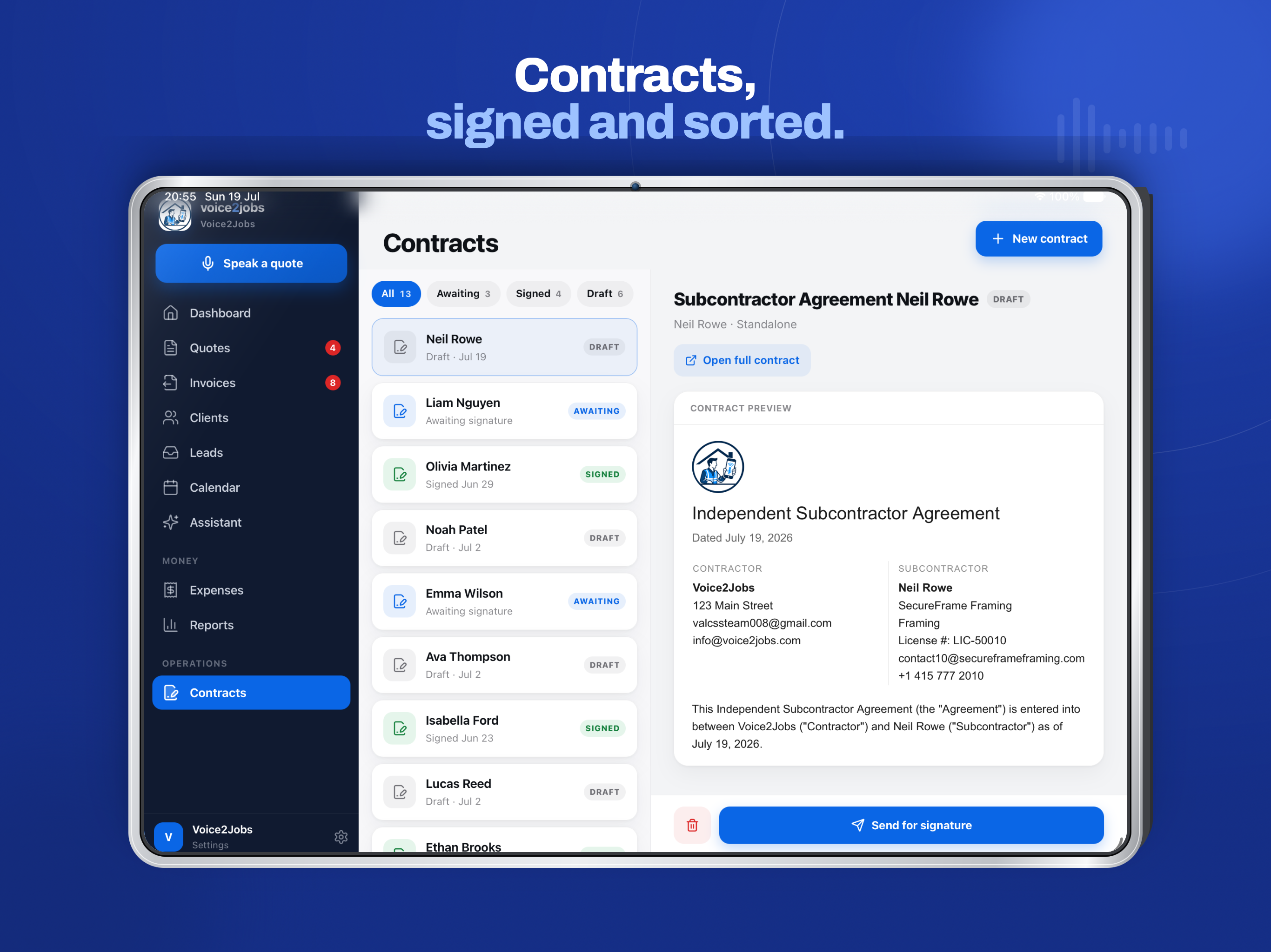 Voice2Jobs screenshot 13