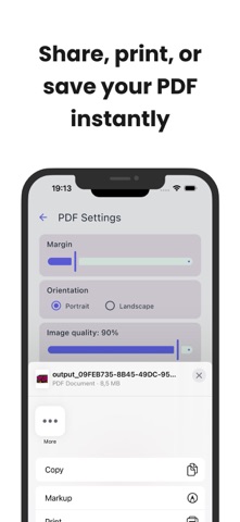 Photos to PDF Document screenshot