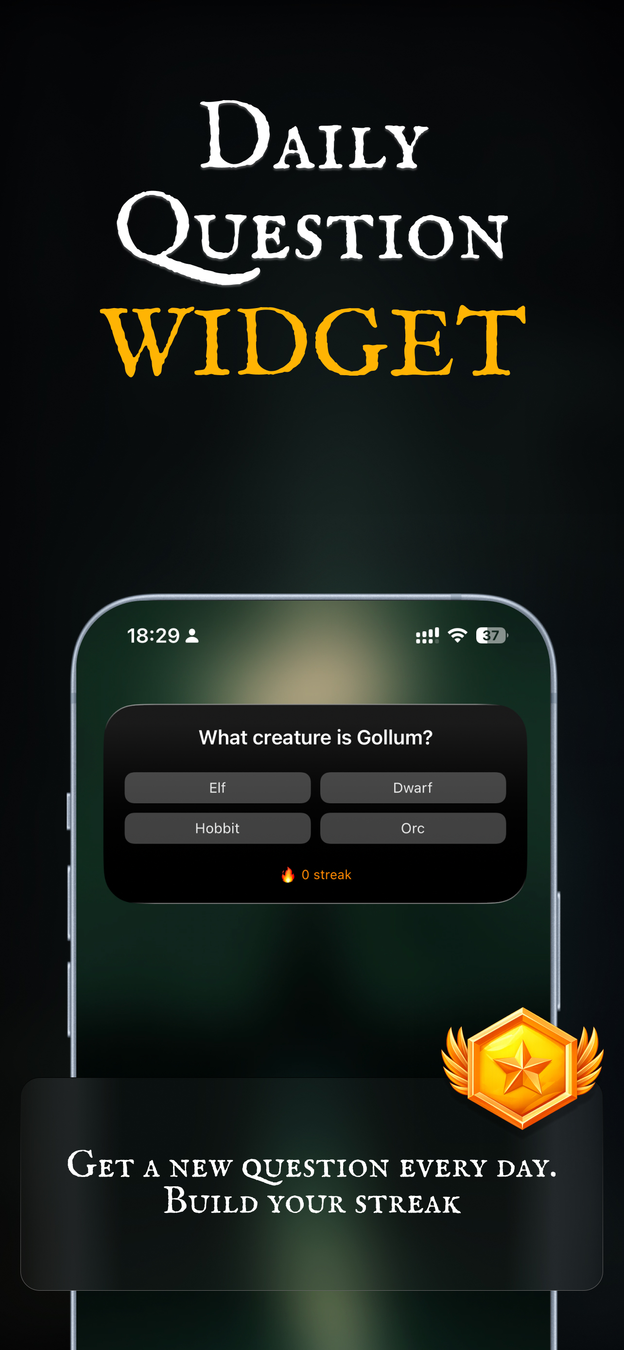 The Ringbearer Quiz screenshot 3
