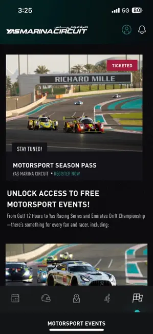 Yas Marina Circuit iPhone screenshot 5