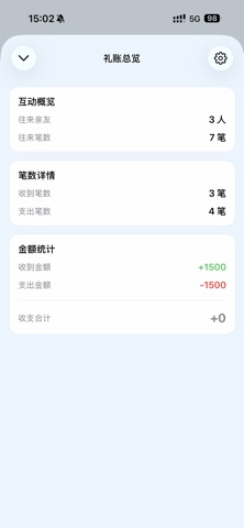 有礼｜人情往来记账 screenshot