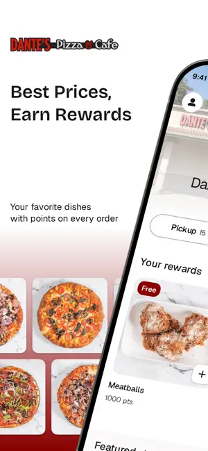 Dantes Pizza & Cafe screenshot 1