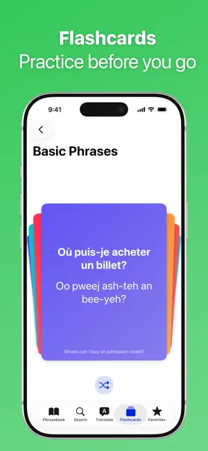 SpeakEasy French Phrasebook screenshot 4