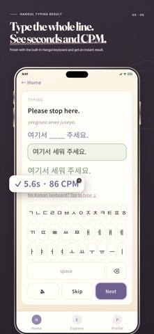 Hannip — Learn Korean Daily iPhone screenshot