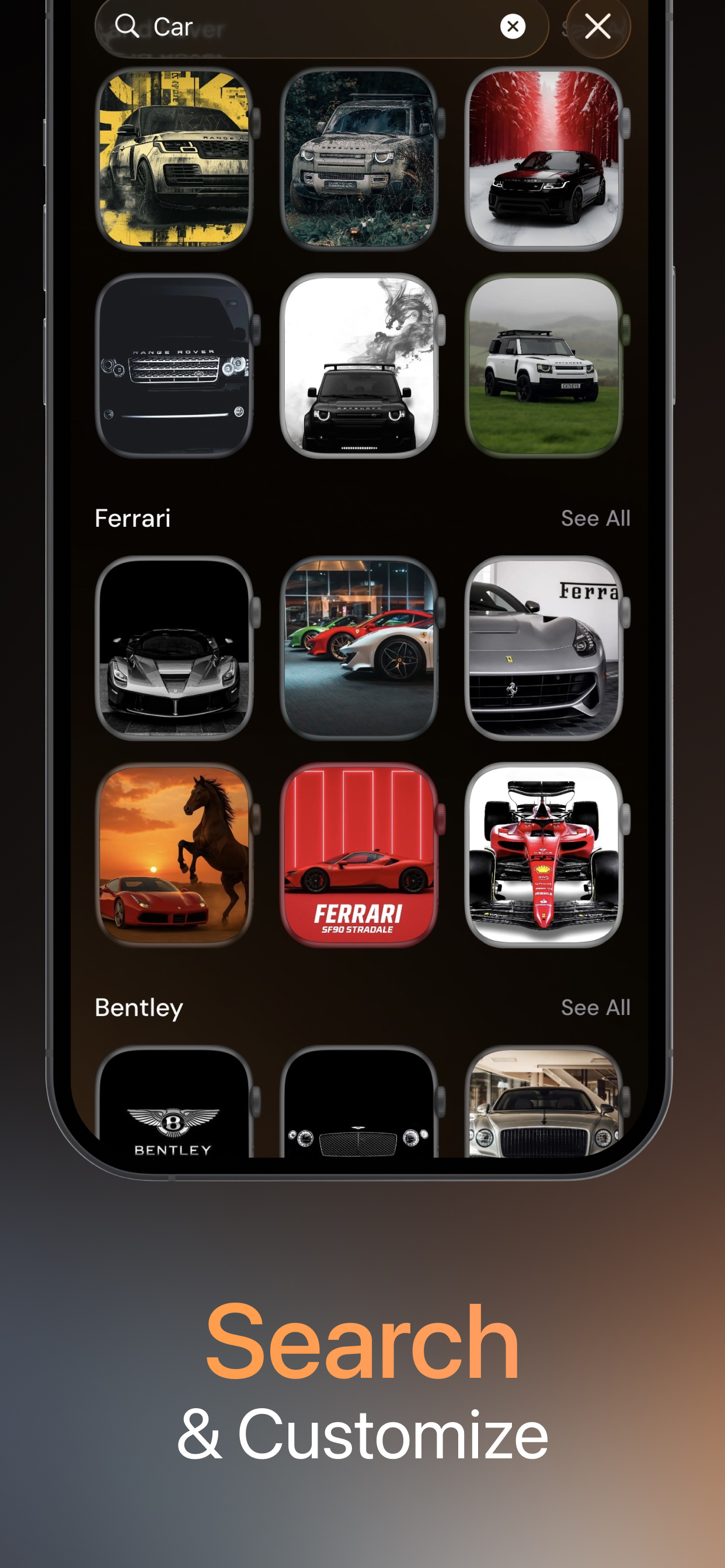 Watch Face Gallery: Wallpaper screenshot 9