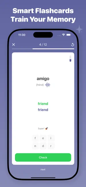 Relang: Language Flashcards screenshot 1