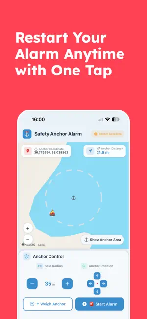Safety Anchor Alarm screenshot 3