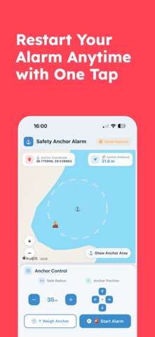 Safety Anchor Alarm Screenshot 3 of 10