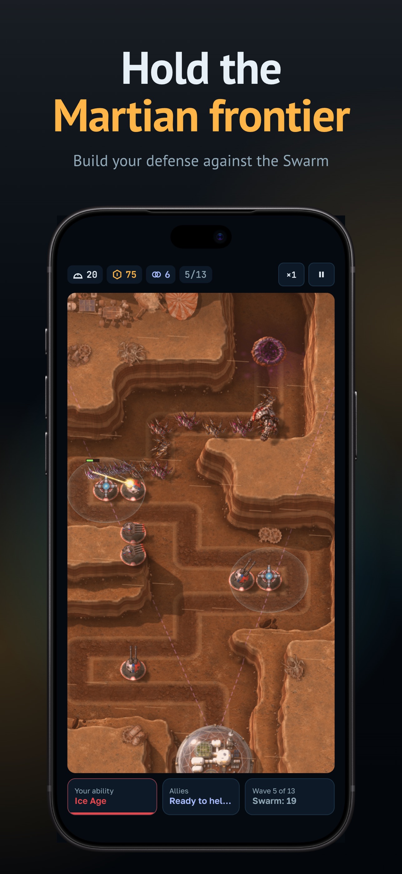 Screenshot 1 of Martian Frontier: Defense