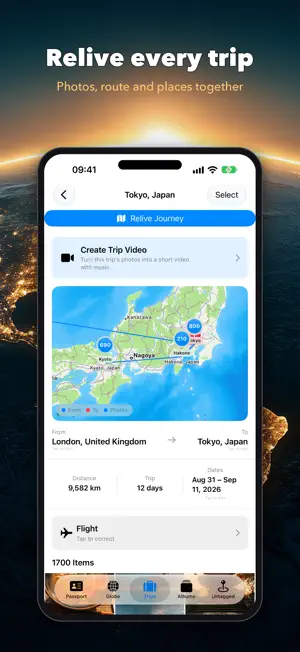 PhotoFlight: Travel Photo Map screenshot 4