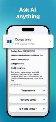 Product & Food Barcode Scanner screenshot 2