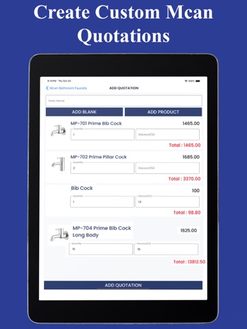 Mcan Faucets iPad screenshot