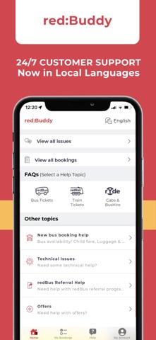 redBus: Bus, Train Booking App App Store preview screenshot 6
