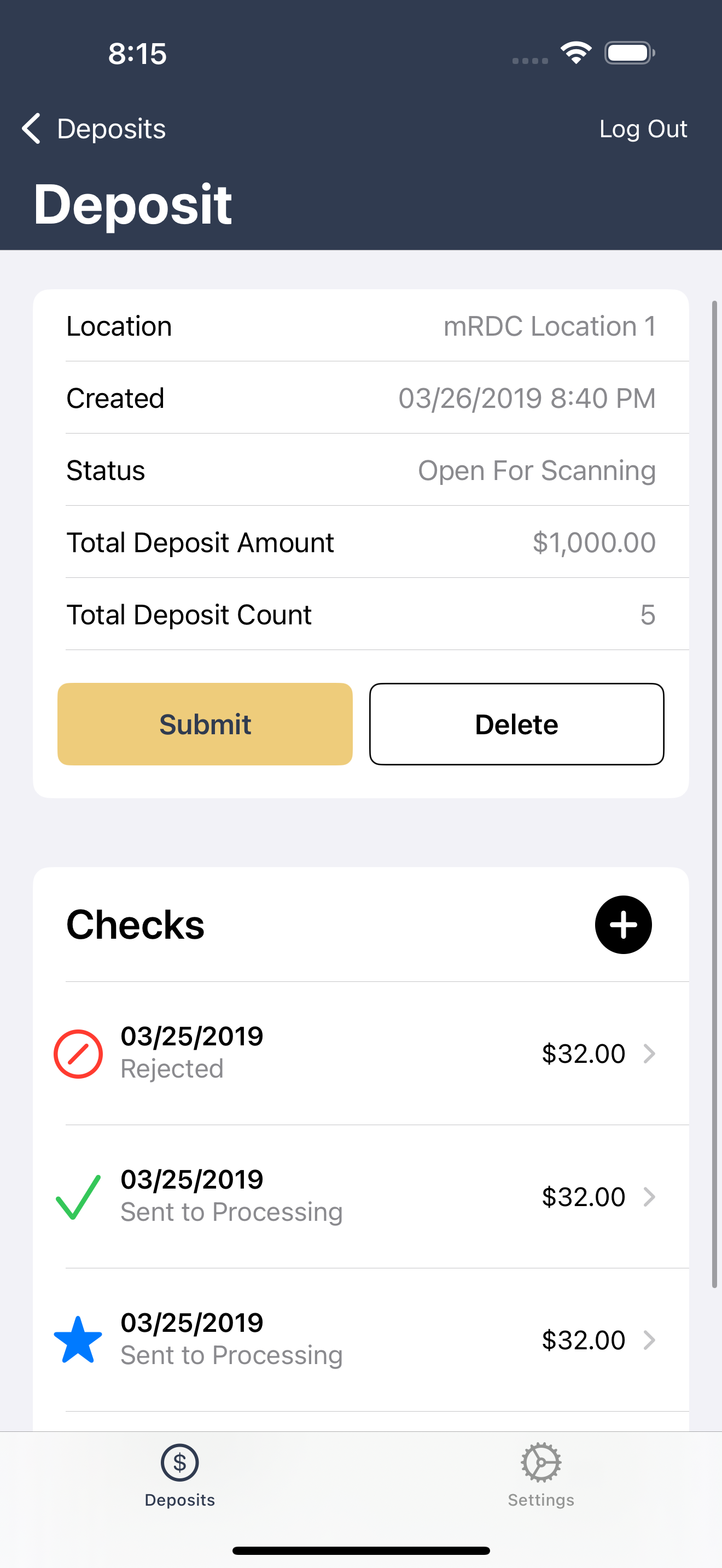 MCB Business Mobile Deposit screenshot 3