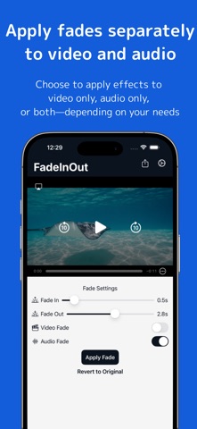 FadeInOut: Video Fade Editor screenshot