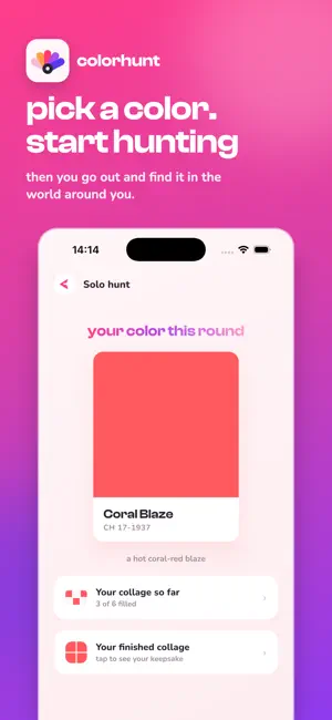 Color Hunt: Photo Scrapbook screenshot 1