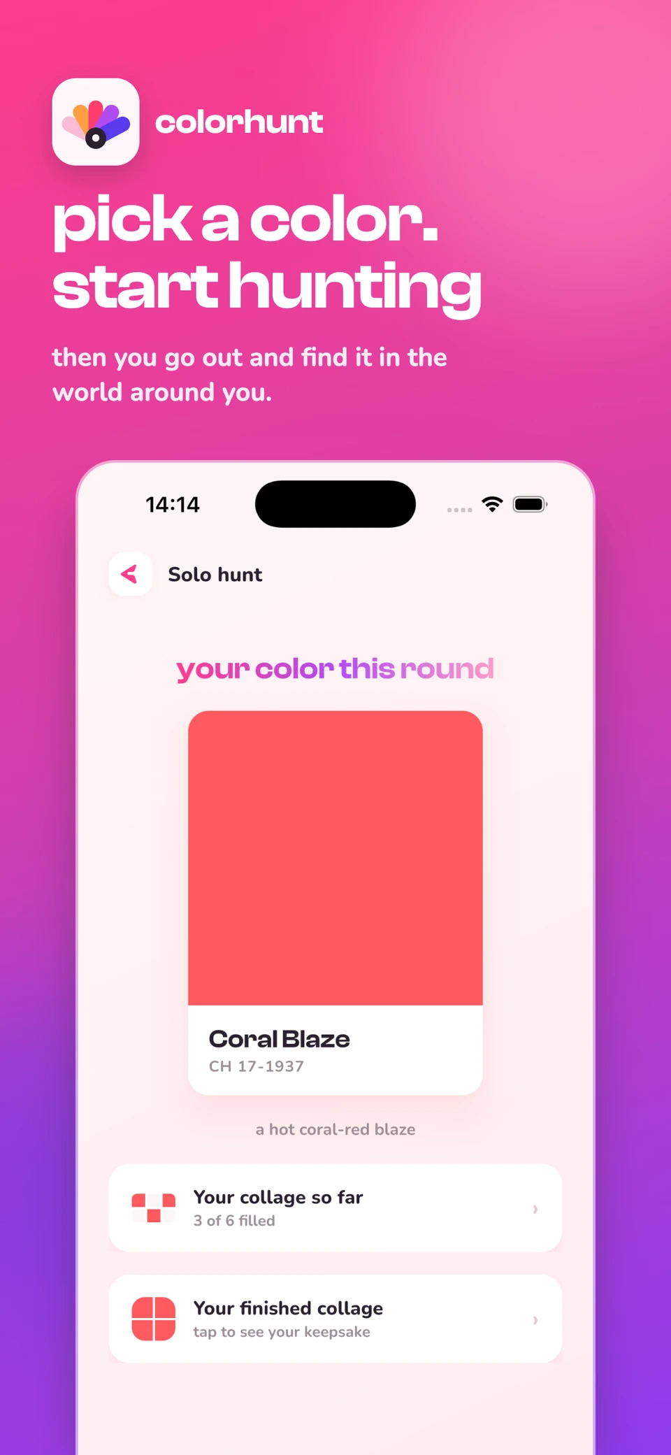 Color Hunt: Photo Scrapbook screenshot
