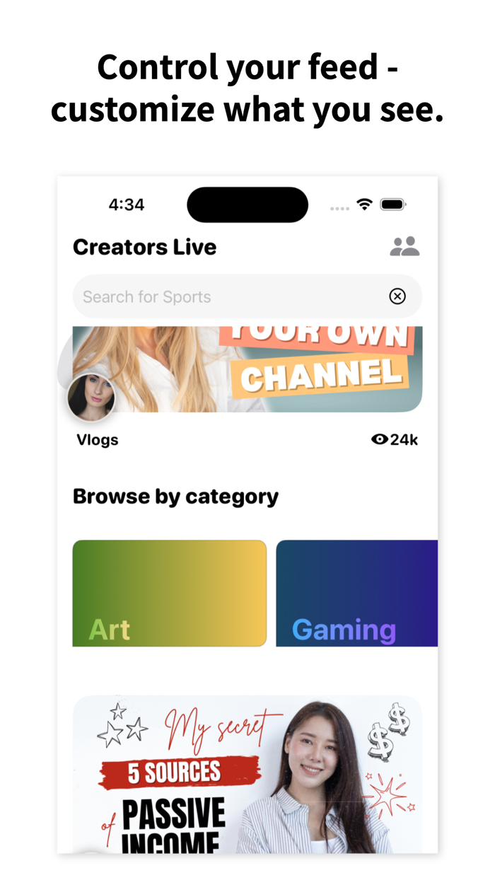 Creators Live Watch and Listen