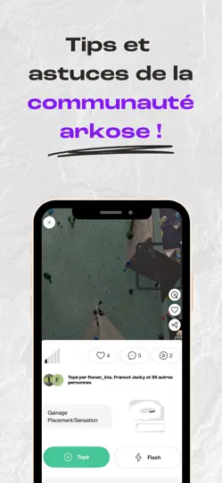 Capture d'écran de Arkose+ sur iPhone 6