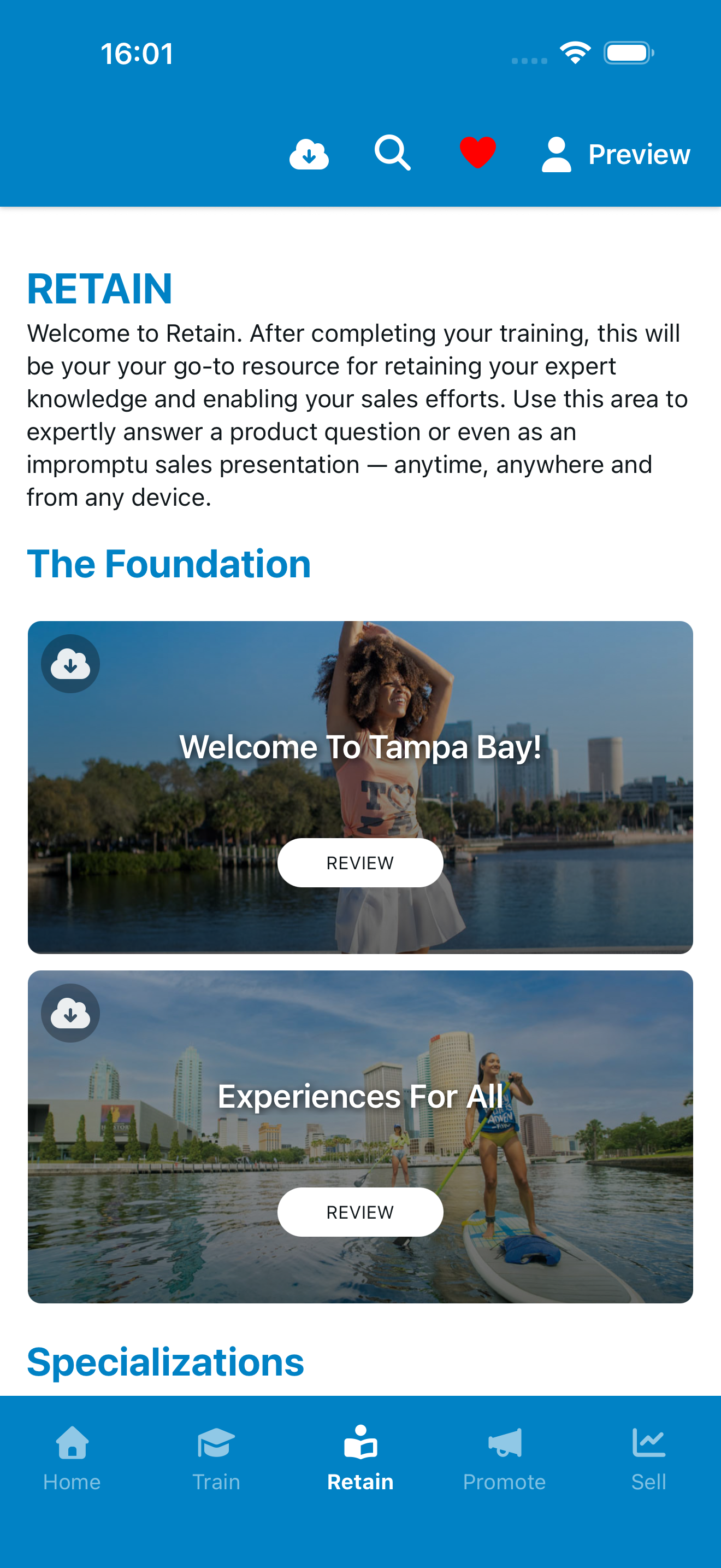 Tampa Bay Sales Companion screenshot 3