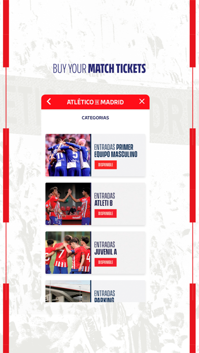 Atlético de Madrid Screenshot