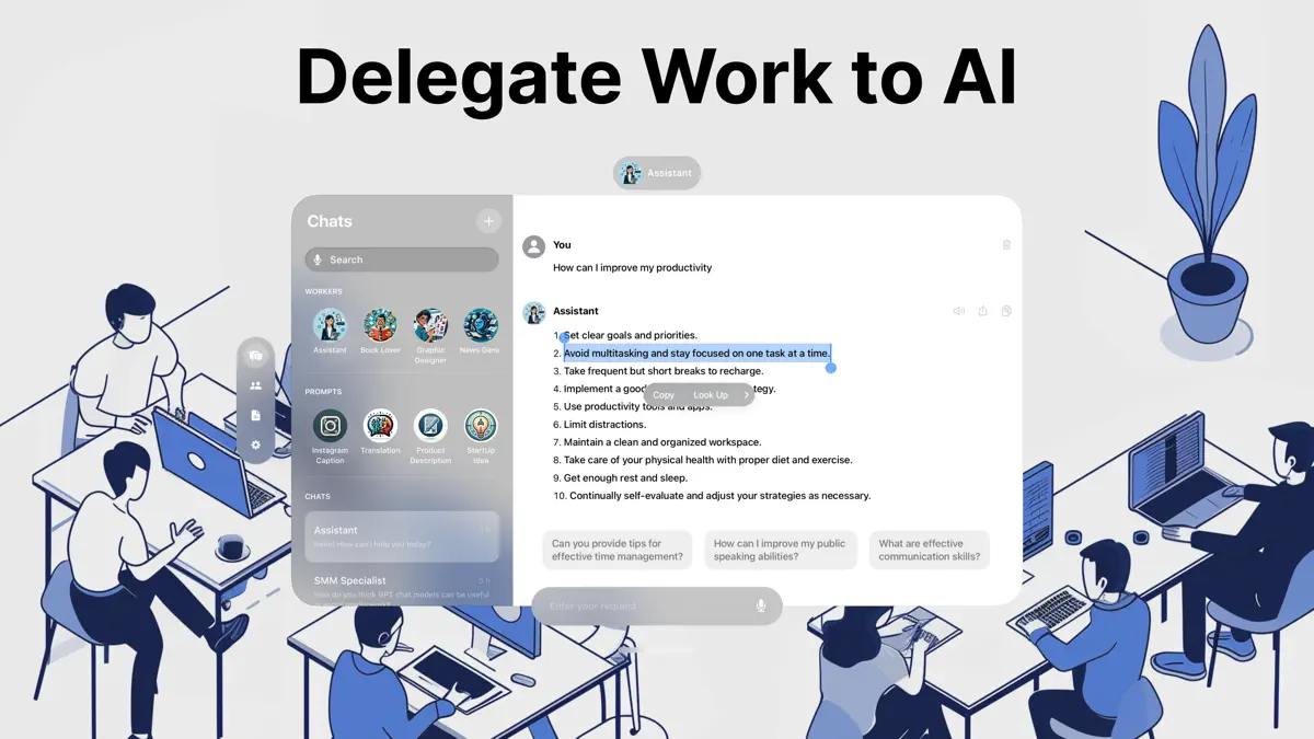 Robat: AI friend, chat master screenshot 1