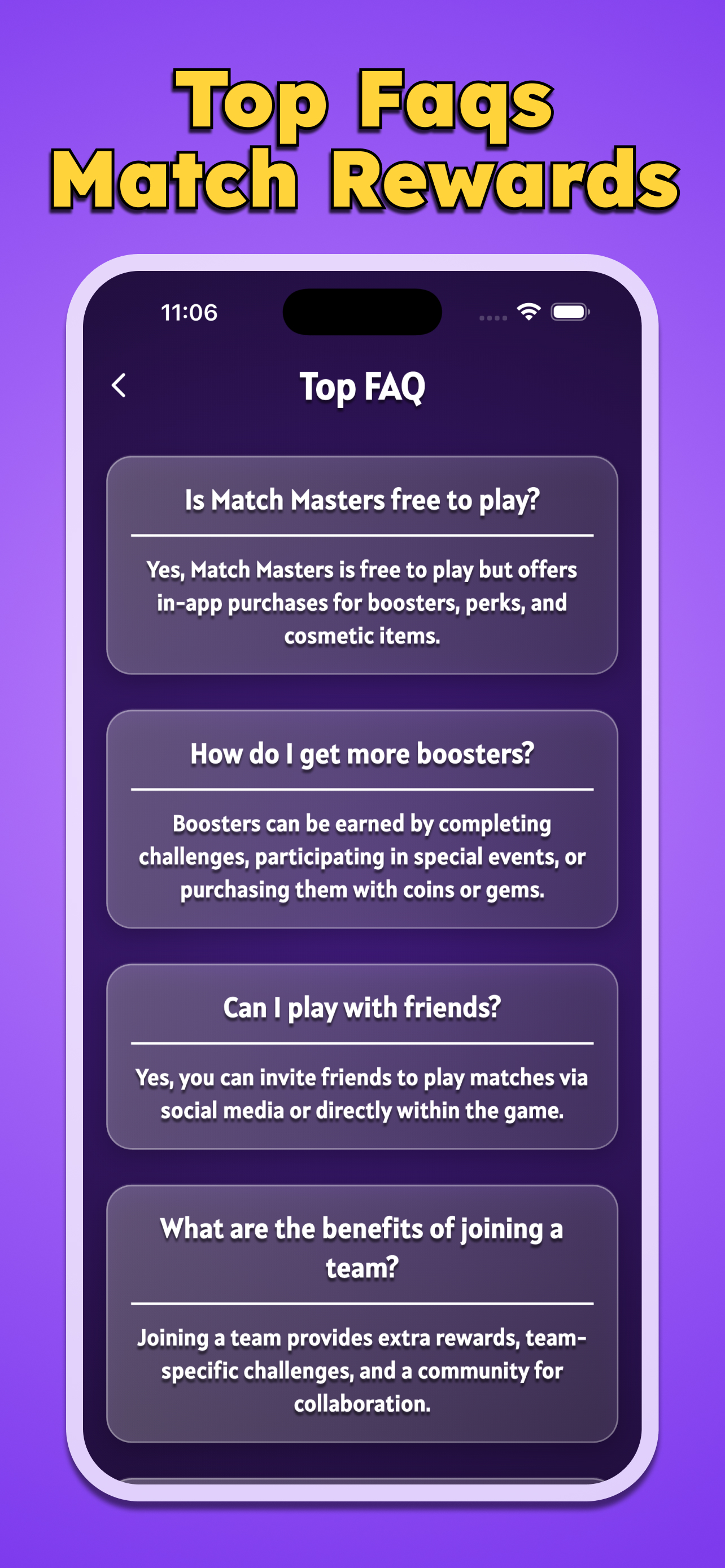 Match Reward Masters Links