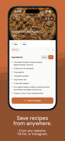 Recipe Fox - Save, Cook, Log screenshot