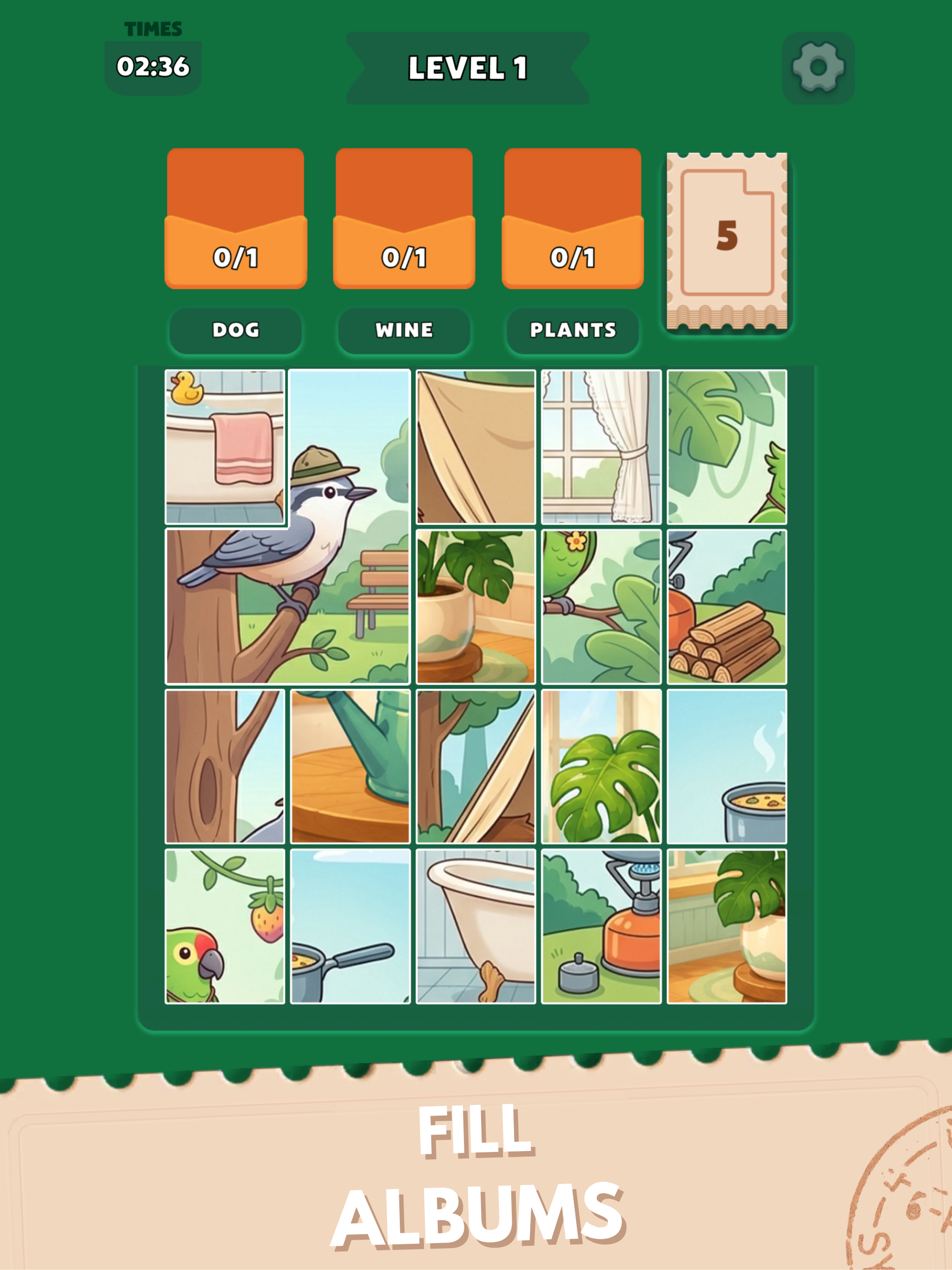 JigStamp Solitaire