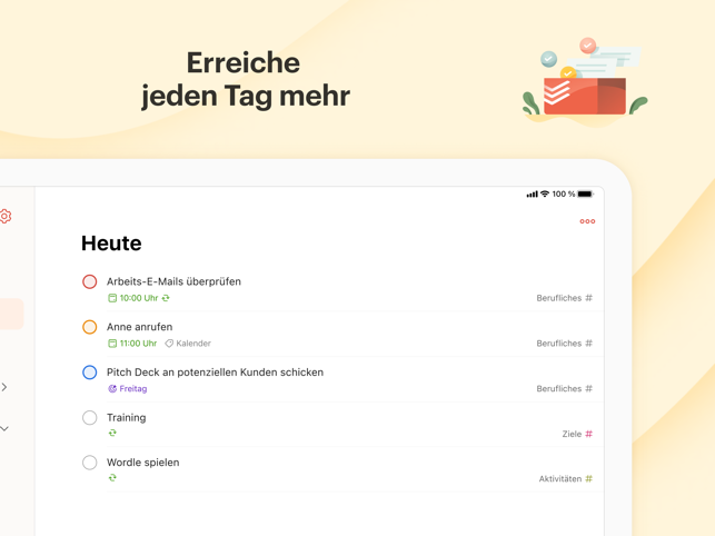 ‎Todoist: To Do List & Kalender Screenshot