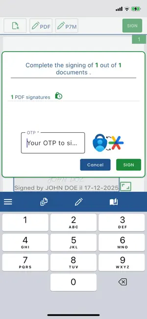 TPsign digital signature screenshot 4
