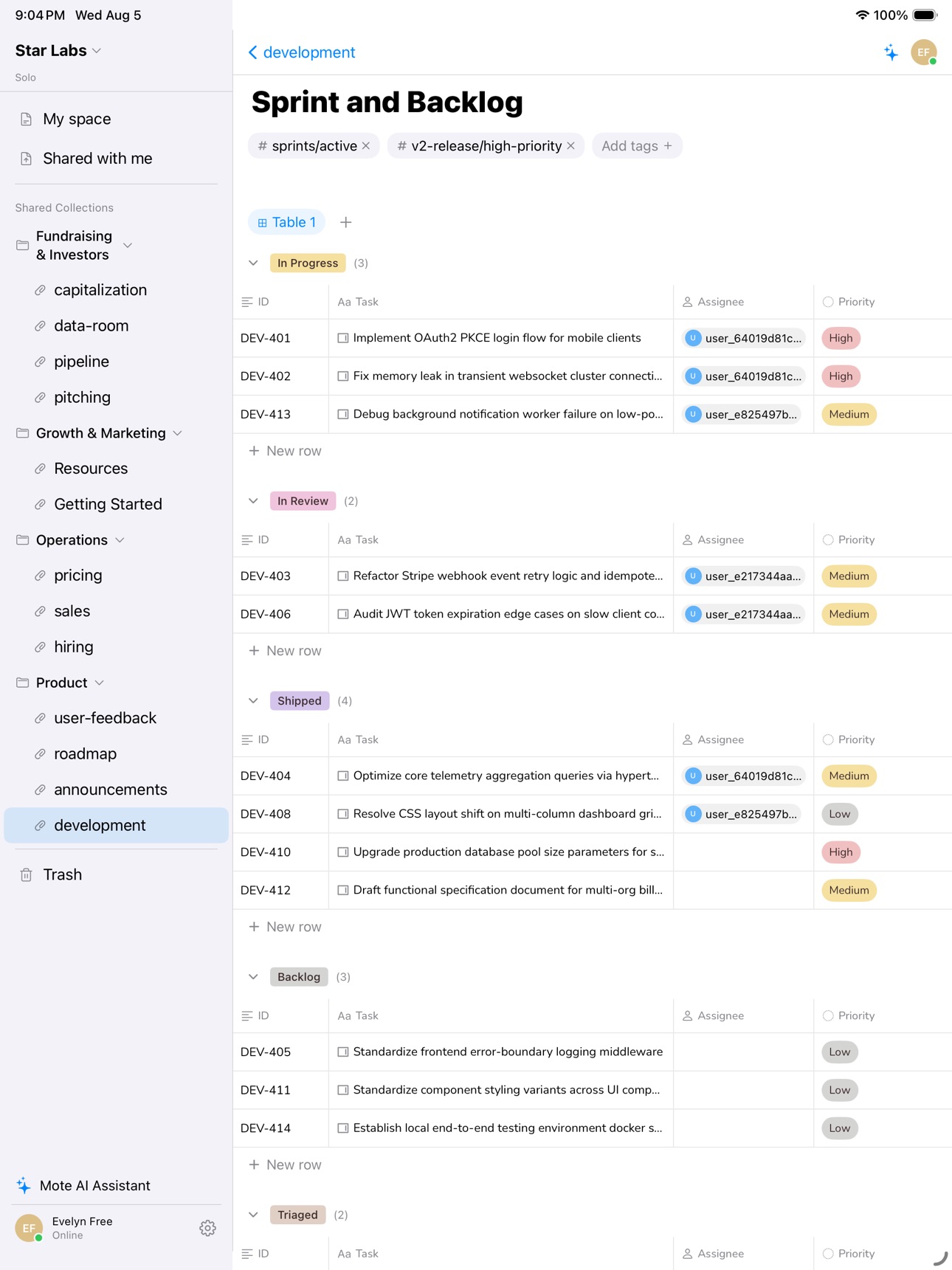Screenshot 6 of Totem – Notes, Docs, and Tasks