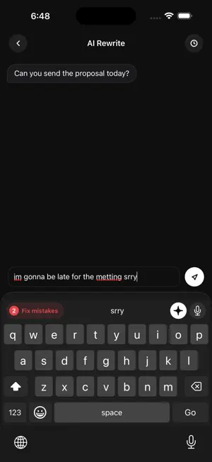 AI Keyboard with IdentiqAI screenshot 2