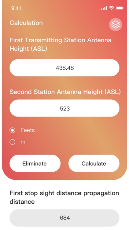 Line-of-sight propagation calc