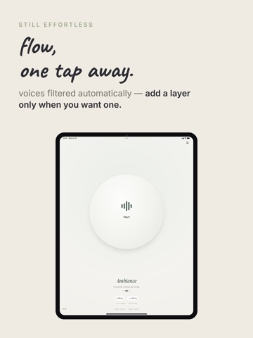 clir Focus – Flow by Sound iPad screenshot