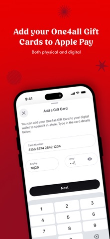 One4all Gift Cards iPhone screenshot 4