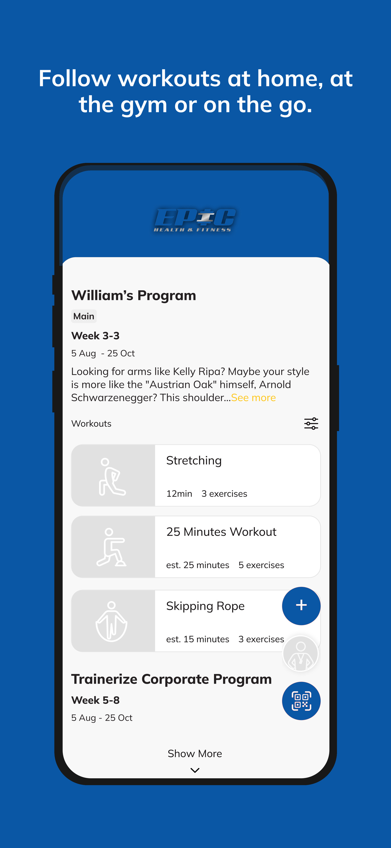 Epic Health and Fitness screenshot 3